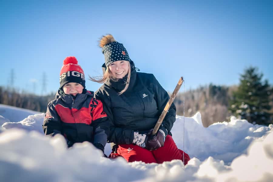 15 min. Tadoussac : Family-Friendly Ice Fishing Experience - Who Will Enjoy This Most