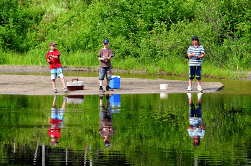 15 min. Tadoussac : Trout Fishing Experience - A short fishing trip built for first catches