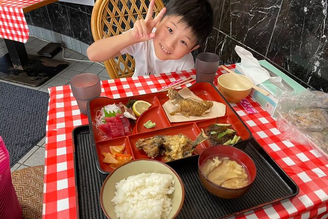 2 hours family fishing in Okinawa - Returning to Port and Cooking Your Catch