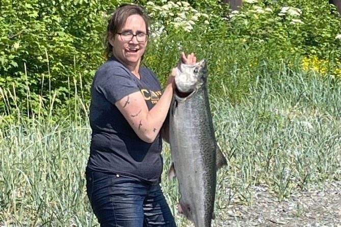 3 Hour Fishing Experience/Class in Juneau - Learning to cast, then trying for salmon
