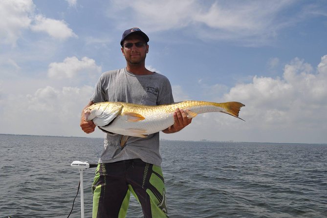 4 hour Fishing Charter with a Tampa Native - Catching bait before the real fishing begins