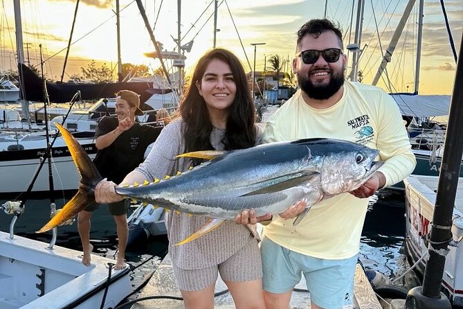 4 Hour Private Sunset Fishing Charter - Meeting the boat at Kealakehe Parkway