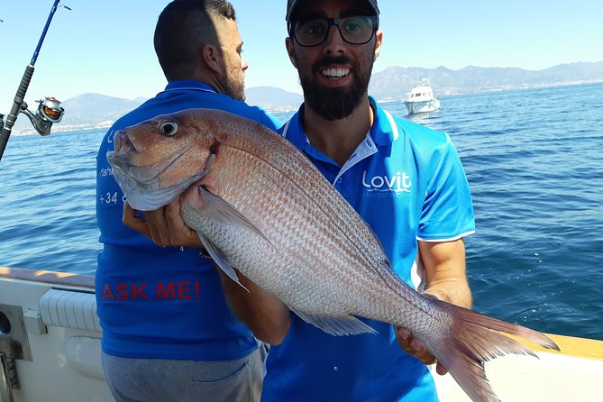 4 Hours Bottom Fishing Day by boat from Marbella - The fishing area and the bottom-fishing lesson