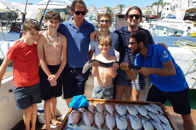 4 Hours Bottom Fishing Day by boat from Marbella - Snacks, water, and drinks on board