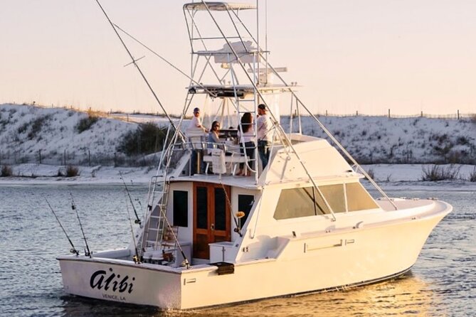 6 Hour Family Fun Fishing Charter on a 42’ Sportfish ,Alibi - What the Alibi offers at sea