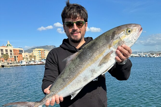 A full day fishing in Sicily - Castello di Mare and Torre della Colombaia