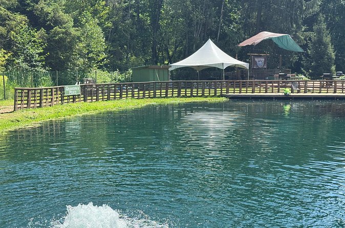 A Relaxing Day of Fishing and Fresh BBQ - Yard games and mini boats add needed variety