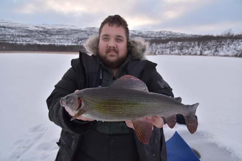 Abisko: Ice Fishing Experience - Watching Fish Beneath Clear Arctic Ice