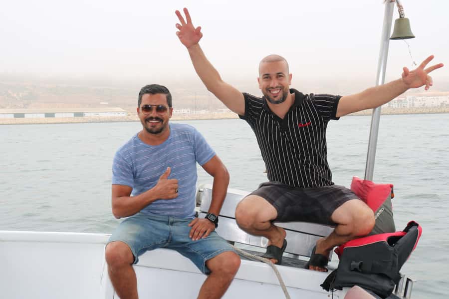 Agadir: 4-Hour Boat Trip with Fishing, BBQ & Swim - Fishing with line, hook, and modest equipment