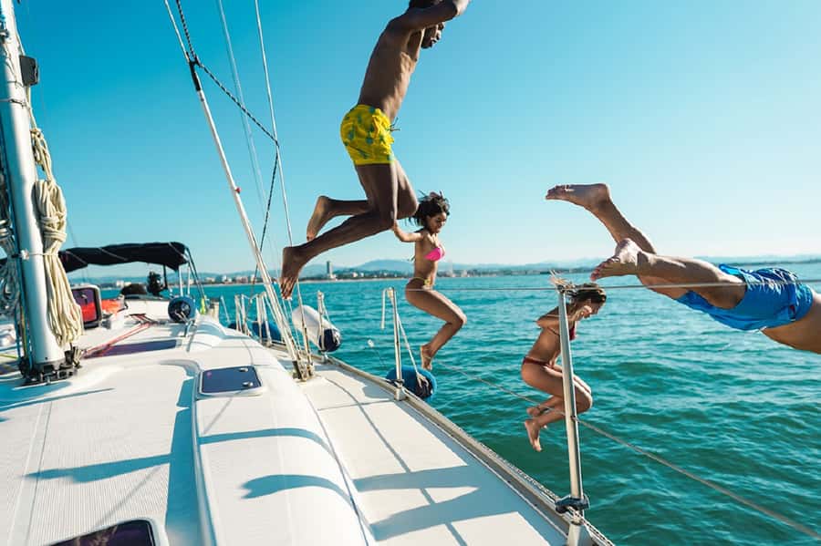 Agadir: Boat Trip with Fishing, Swimming, and BBQ Lunch - Swimming in the Atlantic