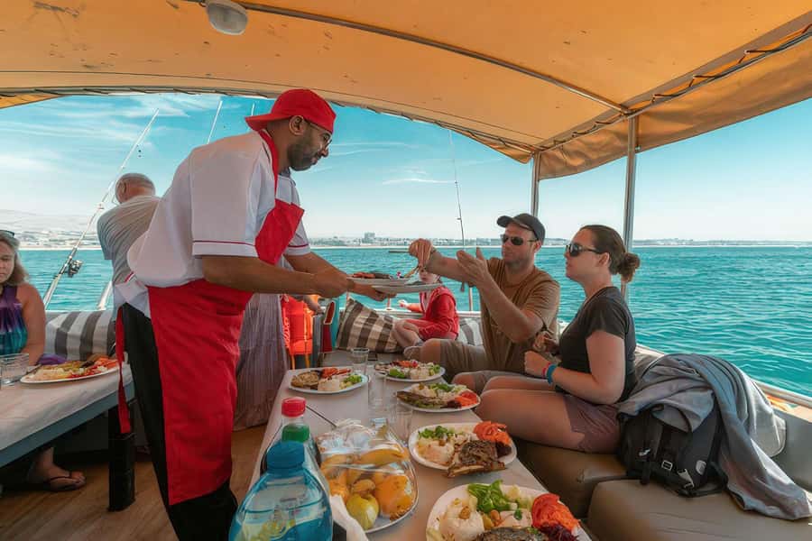 Agadir: Half-Day Boat Trip with Fishing and BBQ Lunch - Fishing with equipment supplied by the crew