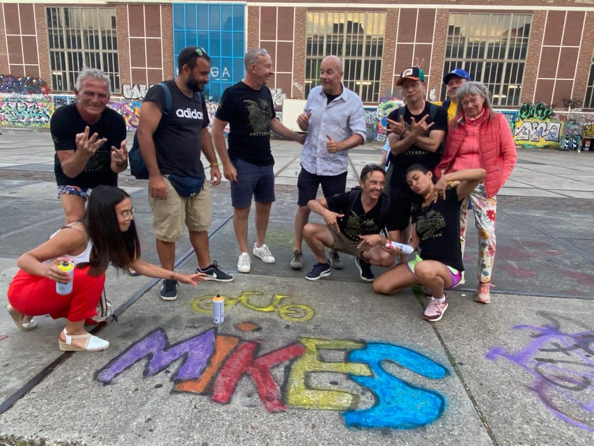 Amsterdam: Urban Bike Tour, Graffiti Art & Magnet Fishing - NDSM, old shipyards, and street art
