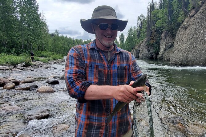 Anchorage Guided Fly-fishing with transportation - Four to six hours beside a Southcentral Alaska river