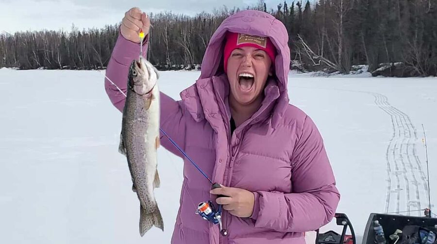 Anchorage: Ice Fishing Trip With Transportation - Walking onto the frozen lake