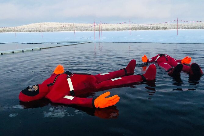 Arctic Day with Ice Fishing and Floating - Meeting in central Rovaniemi and heading outdoors