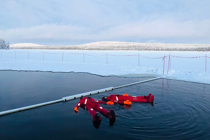 Arctic Day with Ice Fishing and Floating - Salmon, blueberry juice, and a warm break