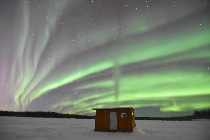 Aurora Borealis Viewing and Ice Fishing Adventure - Ice fishing at Chena River Lakes Recreation Area