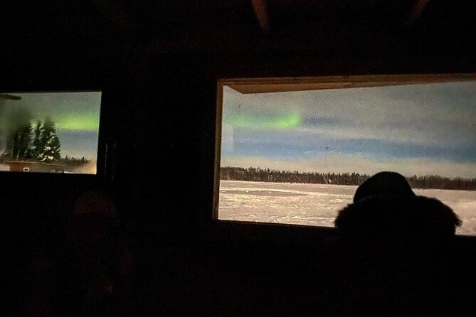 "Aurora Ice" - Ice Fishing & Salmon Dinner Tour - Learning the basics of ice fishing
