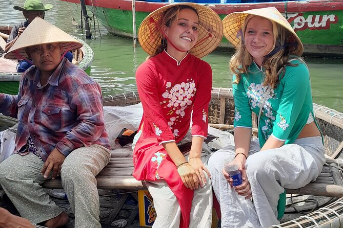 Basket Boat in Hoi An( visit water coconut forest,Crab fishing ) - Meeting Tram and seeing the family side