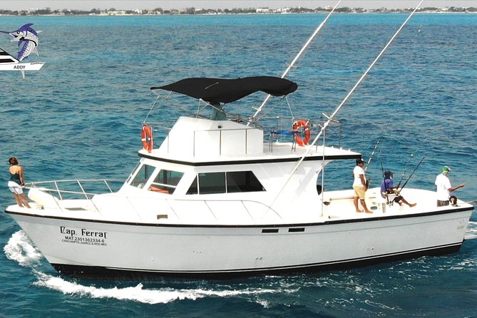 Cancun fishing charter if you don't fish you don't pay 46ft yacht 12pax 25P14 - Key points at a glance