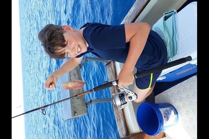 Captain Manolis Fishing with barbecue on the boat - Swimming and snorkeling when the lines are quiet
