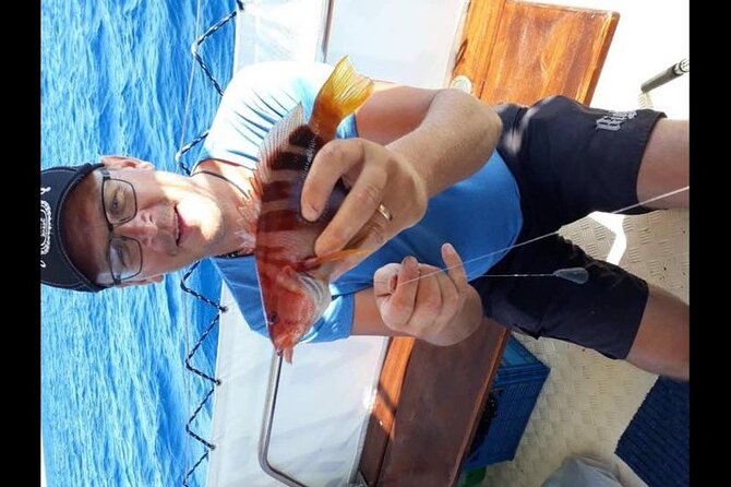 Captain Manolis Fishing with barbecue on the boat - Trolling for small tuna at the start