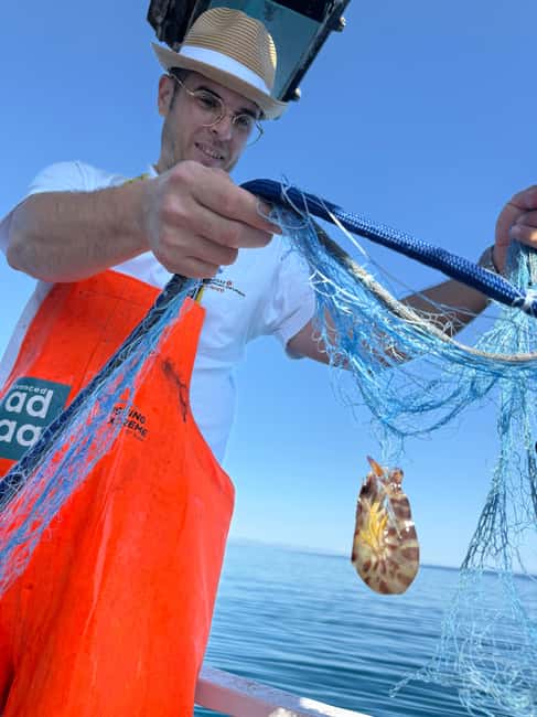 Cefalù: boat trip with fishing, coastal tour, snorkeling, and lunch on board - Watching the nets come in