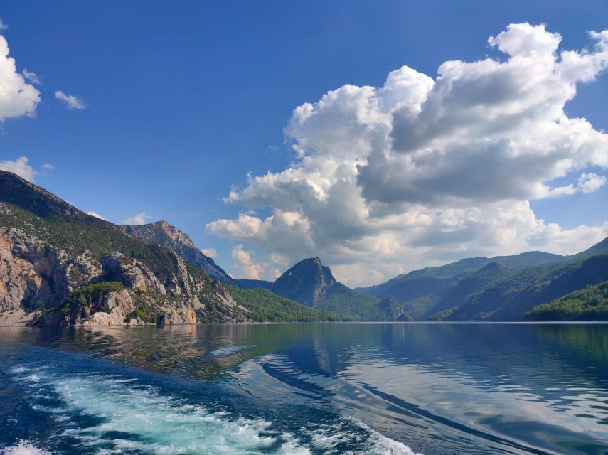 City of Side: Green Canyon Tour w/ Boat, Lunch & Fishing - Swimming in cold turquoise water