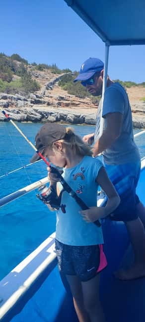 Crete: Boat Cruise with Fishing, Swimming, Lunch, and Drinks - Who will get the most from this cruise