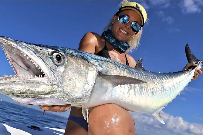 Deep Sea Fishing Dubai - Fishing Trip on Boat - Palm Jumeirah, Burj Al Arab, and Atlantis