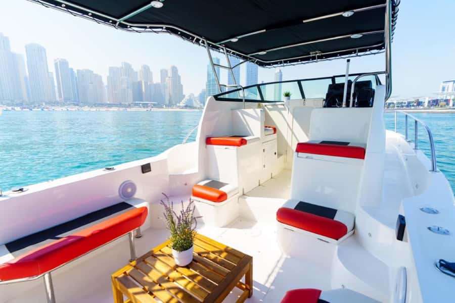 Dubai: 4-Hour Deep Sea Fishing, Trolling, Casting - Burj Al Arab from the water