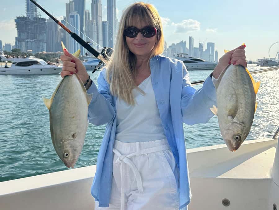 Dubai: 4-Hour Private Deep Sea/Trolling Fishing Trip - Three hours around the Arabian Gulf