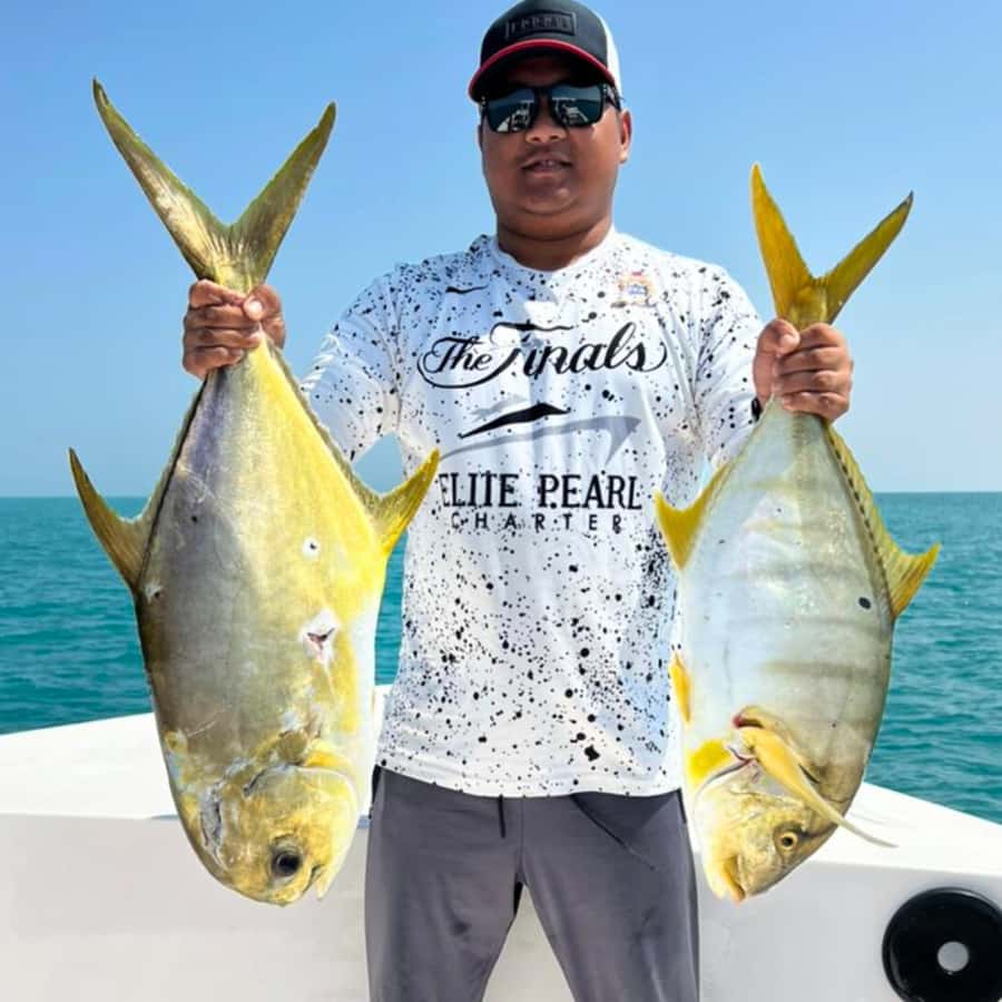 Dubai:Best Fishing Trip-4Hours - Atlantis The Palm from the sea