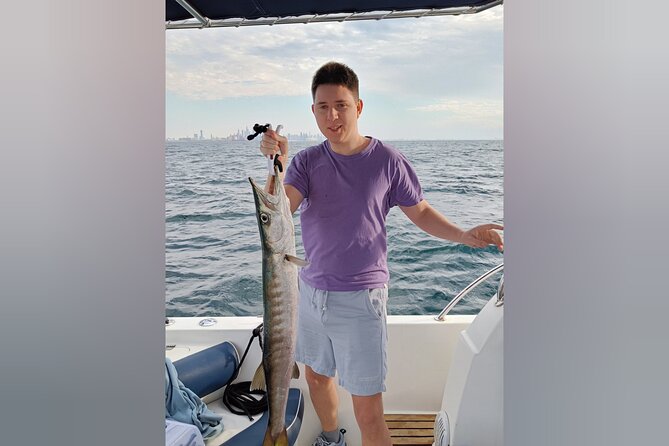 Dubai Deep Sea Fishing 4 hours + BBQ of Catch - Turning the catch into a BBQ lunch