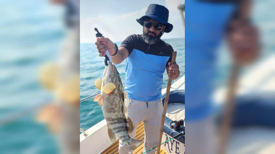 Dubai: Private Deep Sea Fishing Trip with BBQ of Catch - Fresh fish on the grill