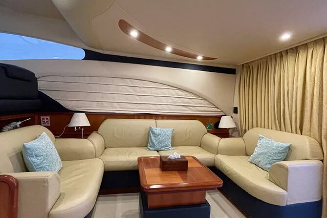 Dubai Private Luxury Yacht Tour with Fishing Facilities - Palm Jumeirah from the Persian Gulf