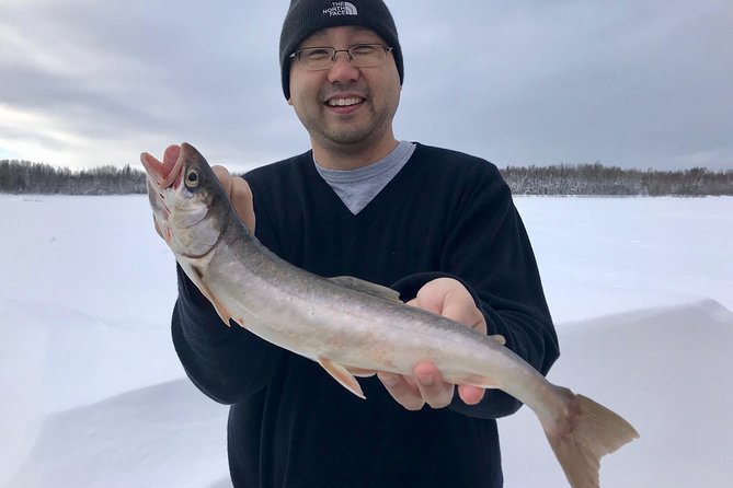 Fairbanks Ice Fishing Expedition in a Heated Cabin with Fish Cookout - Key things to know before you go