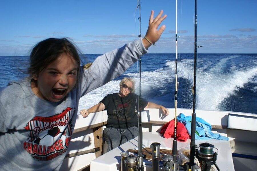 Fishing in the Azores - Leaving Angra do Heroísmo by fishing boat