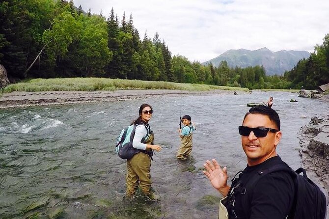 Fishing Package Rental in Anchorage: Chestwader & Spinning Rod/Reel Combo - A full day in waders, boots, and salmon gear
