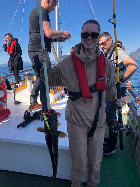 Fishing trip from Henningsvær + free (self caught) fish soup - Setting out from Henningsvær on Sabina