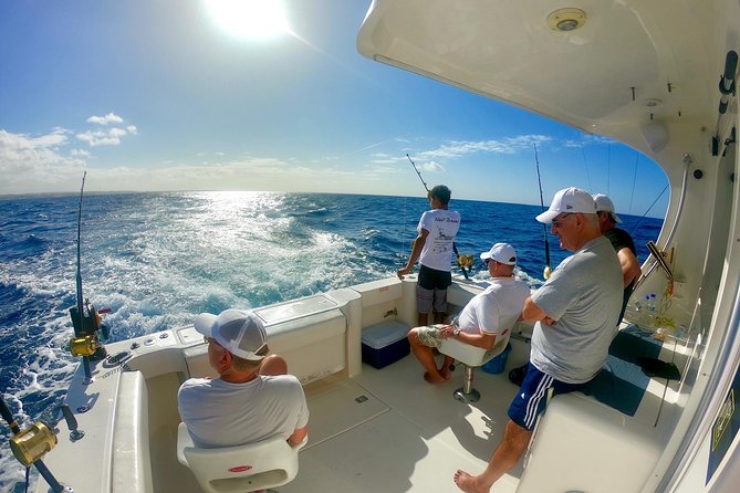 Fishing Trips in Barbados onboard Nauti Dreams Luxury Charters - Drinks, equipment, and the small comforts