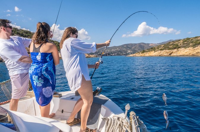 Fishing Trips with Sightseeing at Agios Nikolaos - A short stop at Agioi Pantes