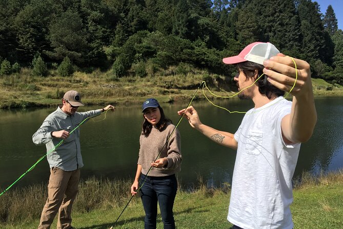 Fly Fishing Experience Near Mexico City - Learning the equipment before casting