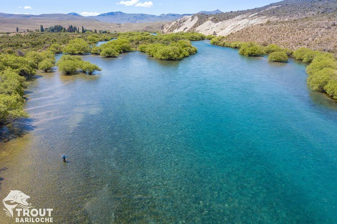 Fly Fishing Trips in Bariloche - A riverside Argentine barbecue at midday