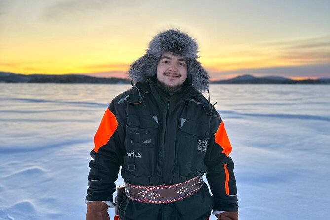 From Saariselkä: Ice Fishing Tour to Lake Inari, reindeers &lunch - Getting ready at Ivalo Safaris