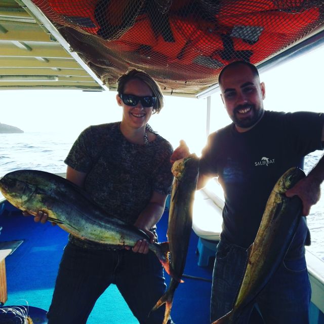 From Sorrento: Fishing in Capri with Lunch - Lunch aboard the boat