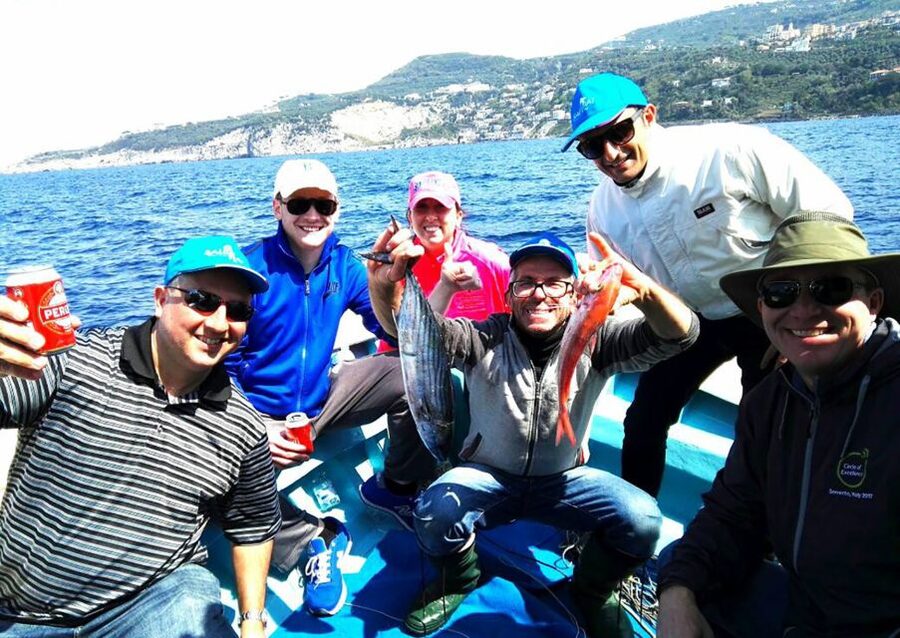 From Sorrento: Fishing in Capri with Lunch - The return along the Sorrento Peninsula