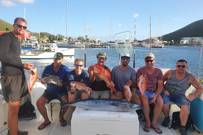 Full-Day Deep Sea Fishing Adventure in Sint Maarten - Getting comfortable on the catamaran
