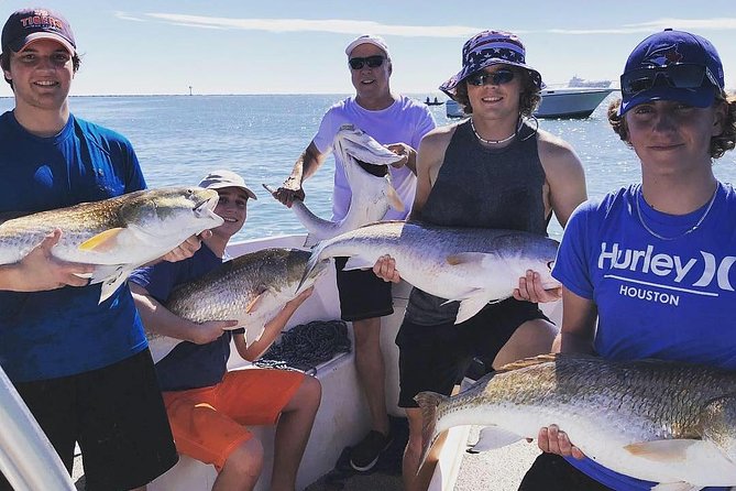Full-Day Jetty Fishing Charter from Galveston - A private fishing day from Holiday Drive