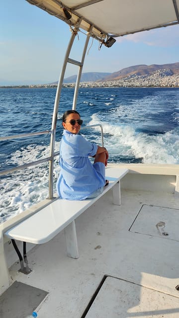 Glyfada Athens : Fishing and Swimming Tour with Lunch - Lunch on board: shrimp pasta, fish, and dakos